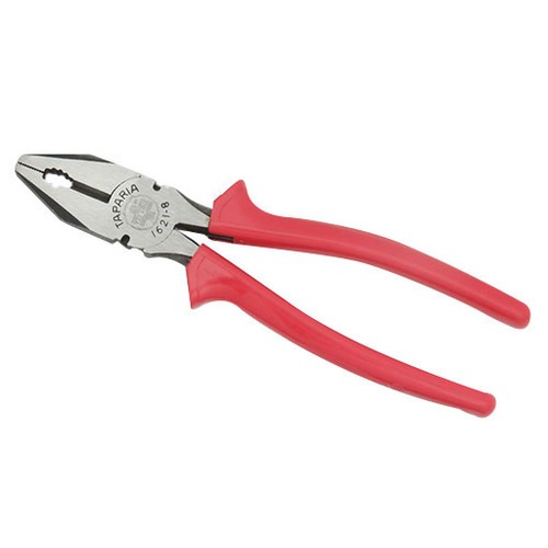 Taparia Combination Pliers Insulated With Thick C.A. Sleeve 255mm Blister Pkg. With Joint Cutter, MCP 10